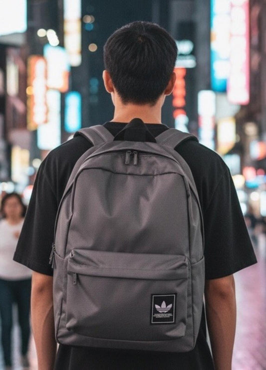 Adidas Originals Premise Backpack Grey Laptop School Travel Bag New w/ Tags - SoleAna