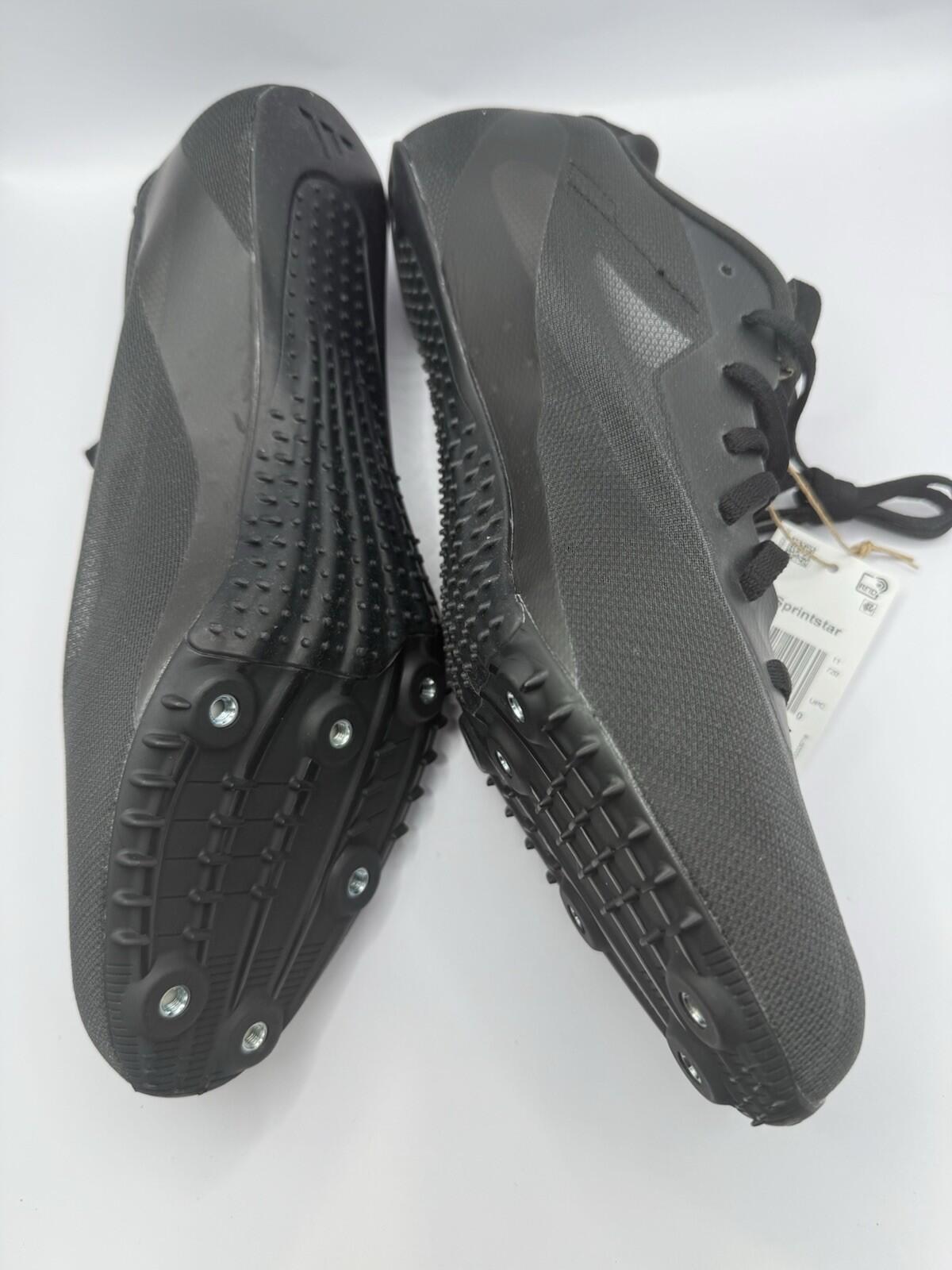 Adidas Sprintstar US Track Field Spikes Shoes Black Mens 11 1/2 - SoleAna
