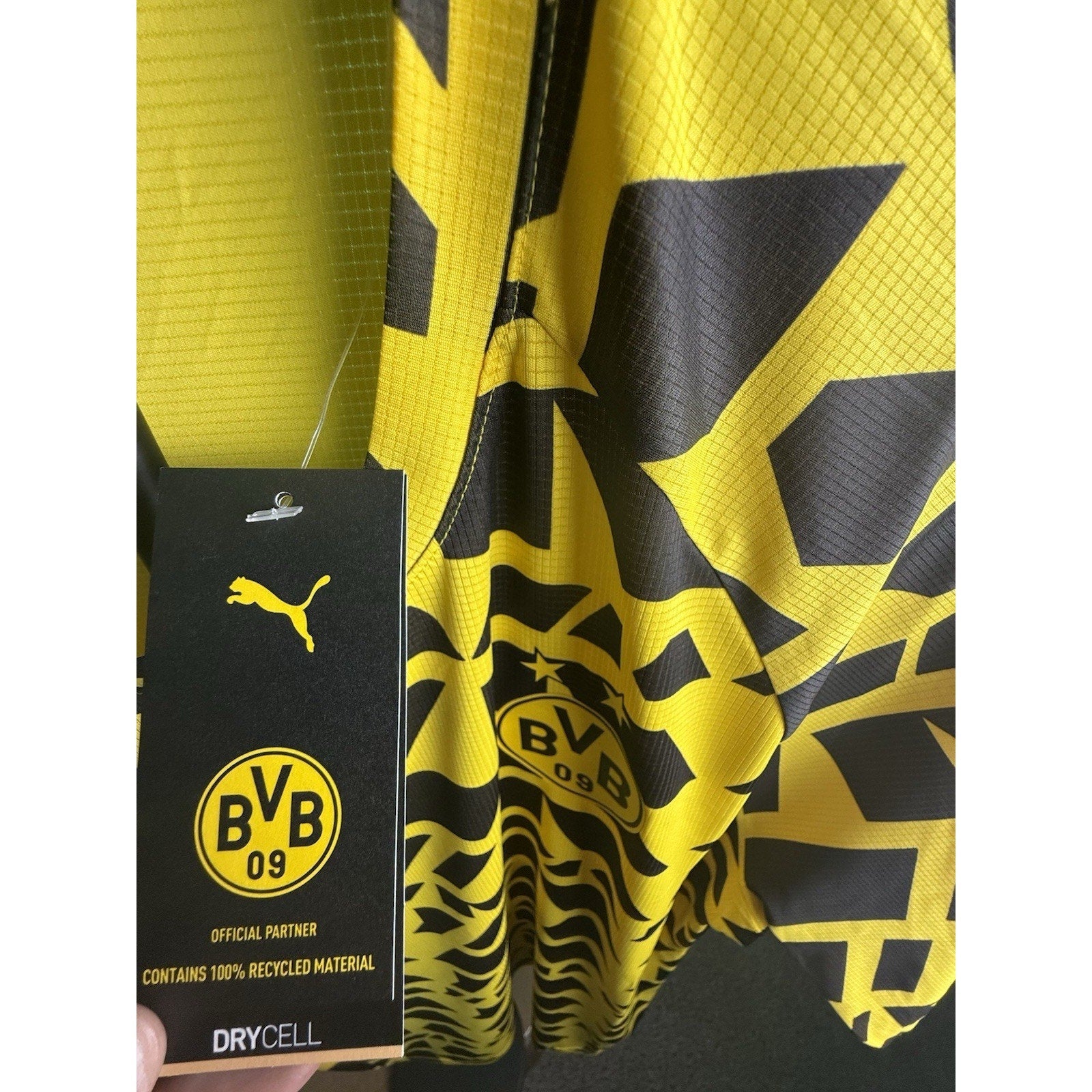 BVB Warm Up Jersey faster yellow - puma black faster jaune - puma noir XL . - SoleAna