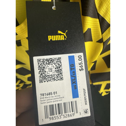 BVB Warm Up Jersey faster yellow - puma black faster jaune - puma noir XL . - SoleAna