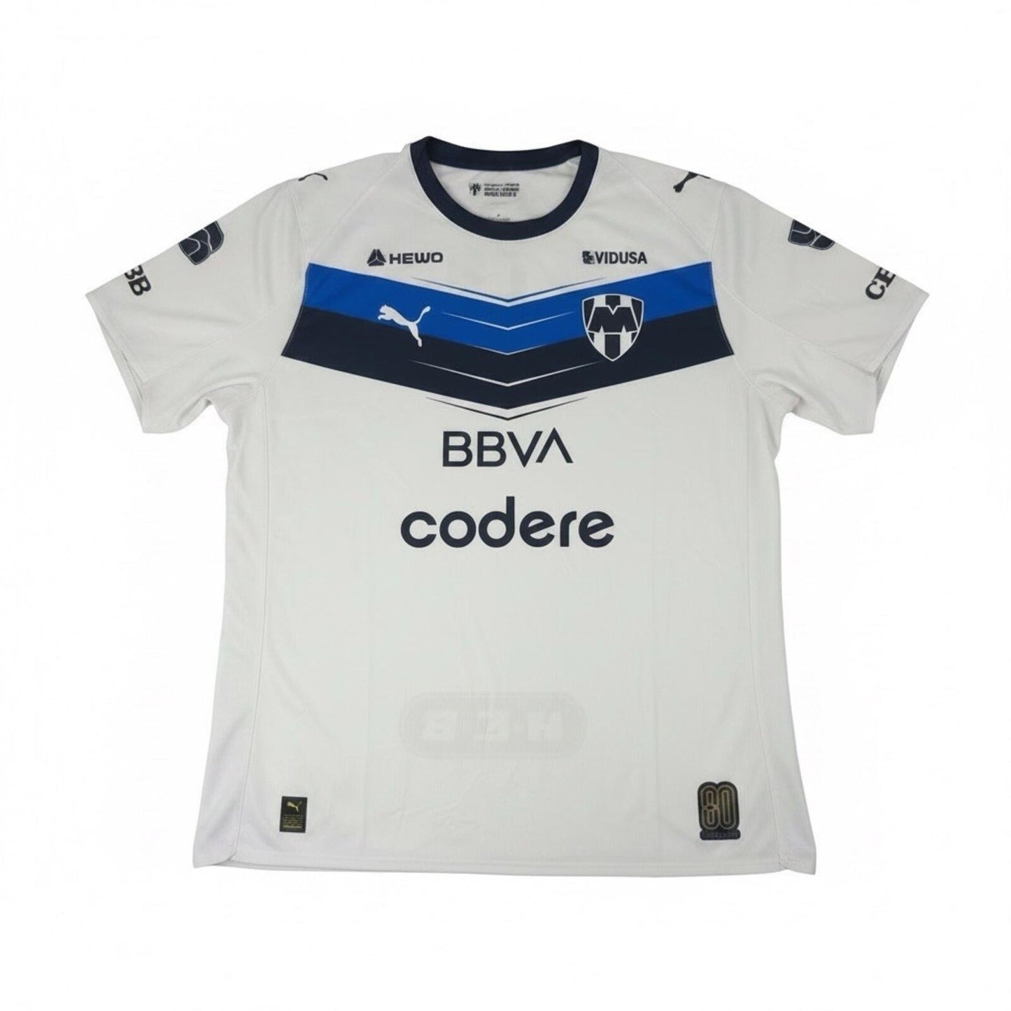 C.F. Monterrey Away 25/26 Men's Soccer Shirt Pumas White 2XL - SoleAna