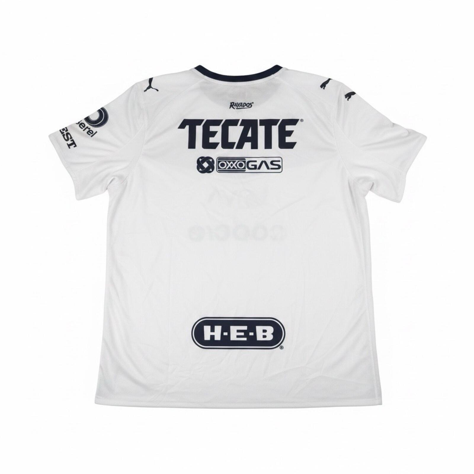C.F. Monterrey Away 25/26 Men's Soccer Shirt Pumas White 2XL - SoleAna