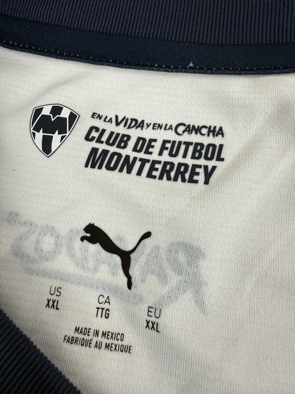C.F. Monterrey Away 25/26 Men's Soccer Shirt Pumas White 2XL - SoleAna