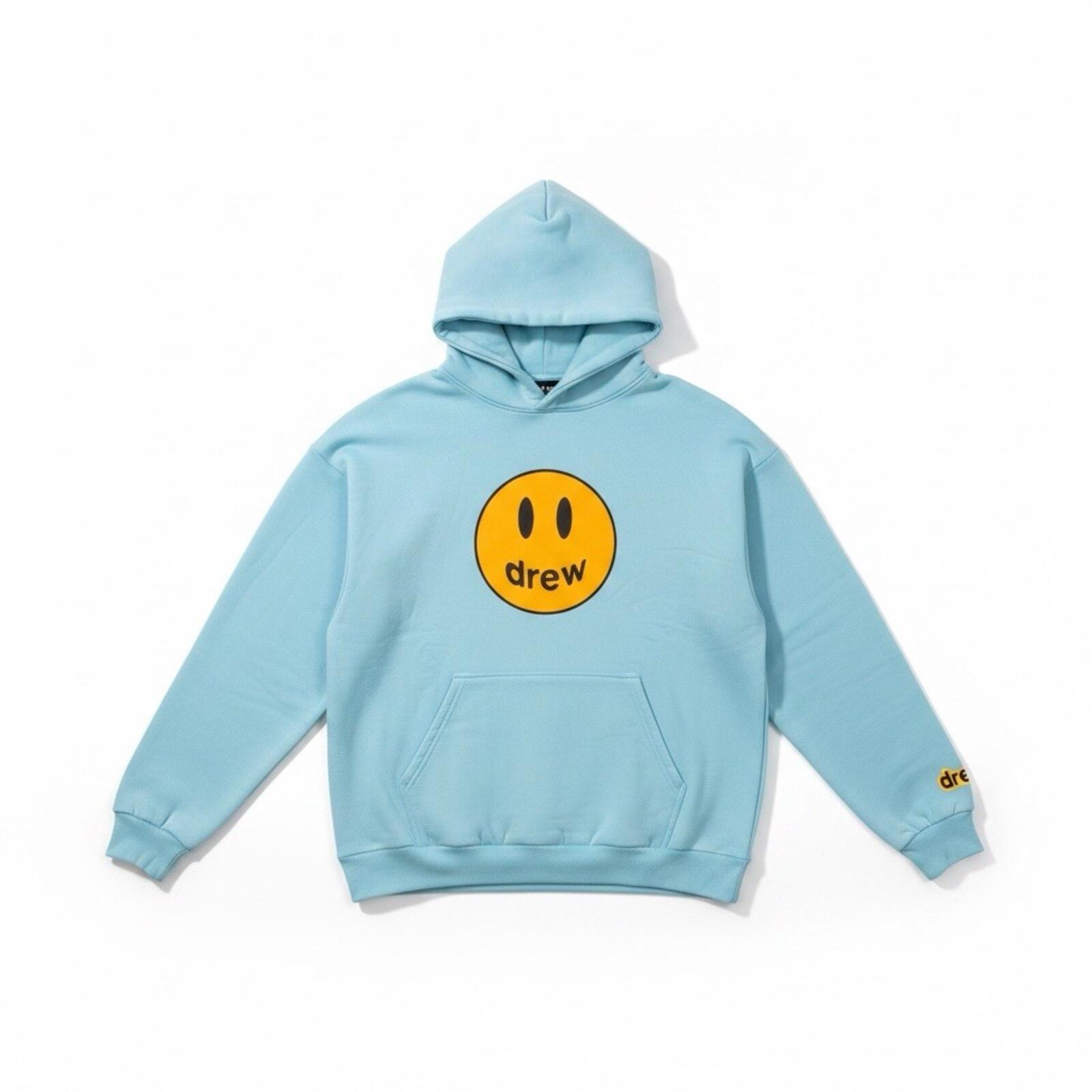 Drew House Justin Bieber Hoodie - Light Blue Size Medium - SoleAna