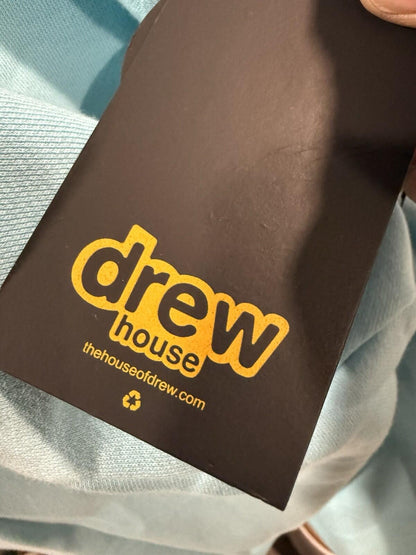 Drew House Justin Bieber Hoodie - Light Blue Size Medium - SoleAna