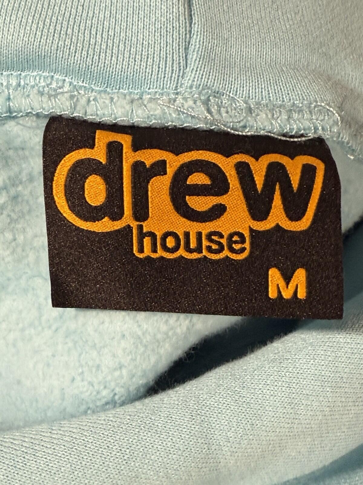 Drew House Justin Bieber Hoodie - Light Blue Size Medium - SoleAna