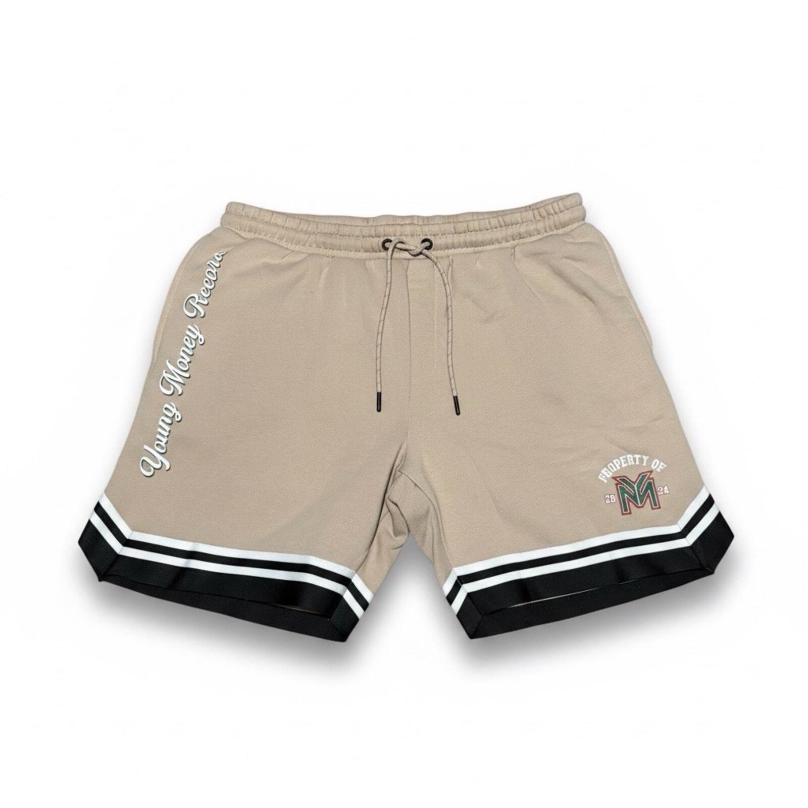Lil Wayne Young Money Basketball Shorts Khaki Weezy YMCMB Men's XL - SoleAna
