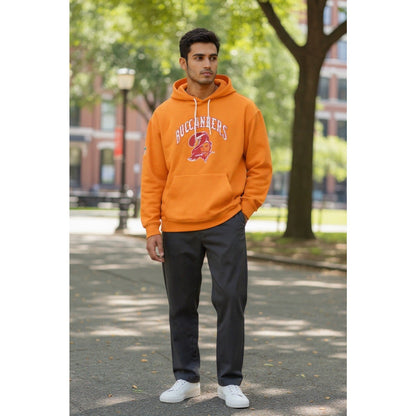 Mens Tampa Bay Buccaneers Nike Orange Throwback Club Pull over Hoodie - SoleAna