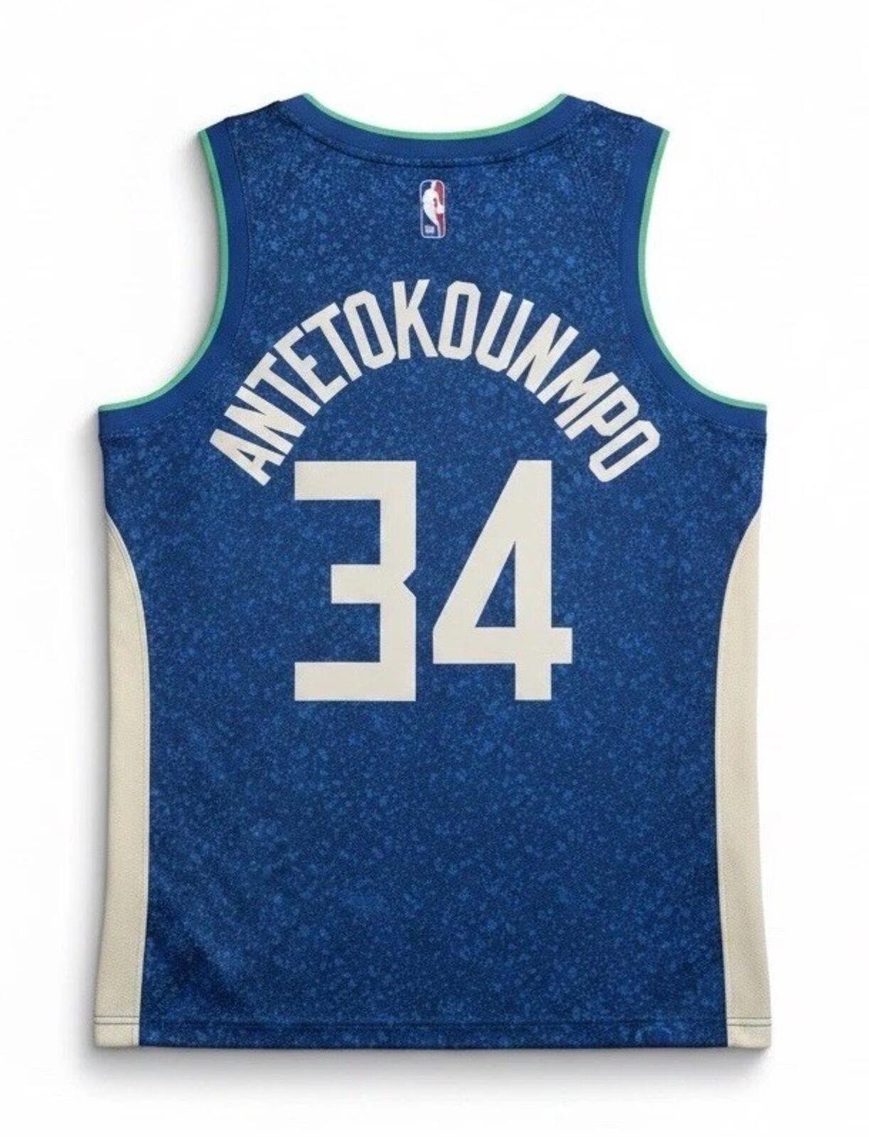 Milwaukee Bucks Giannis Antetokounmpo Nike Jersey Mens M - SoleAna