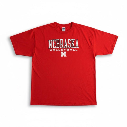 Nebraska Huskers Team Unity Volleyball T-Shirt - Red 2XL NWT - SoleAna