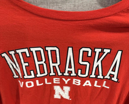 Nebraska Huskers Team Unity Volleyball T-Shirt - Red 2XL NWT - SoleAna