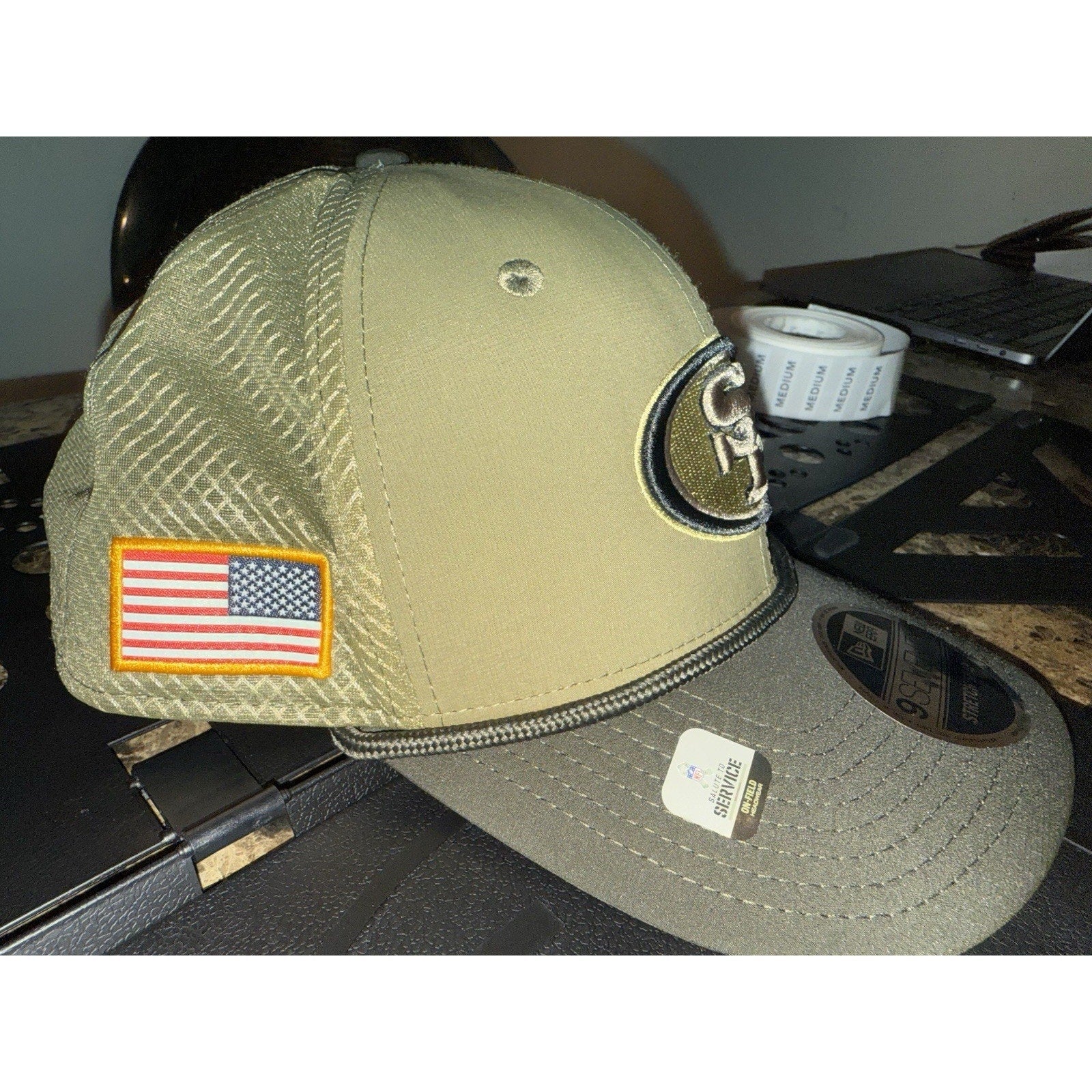 New Era San Francisco 49ers 9seventy SnapBack . Salute To Service - SoleAna