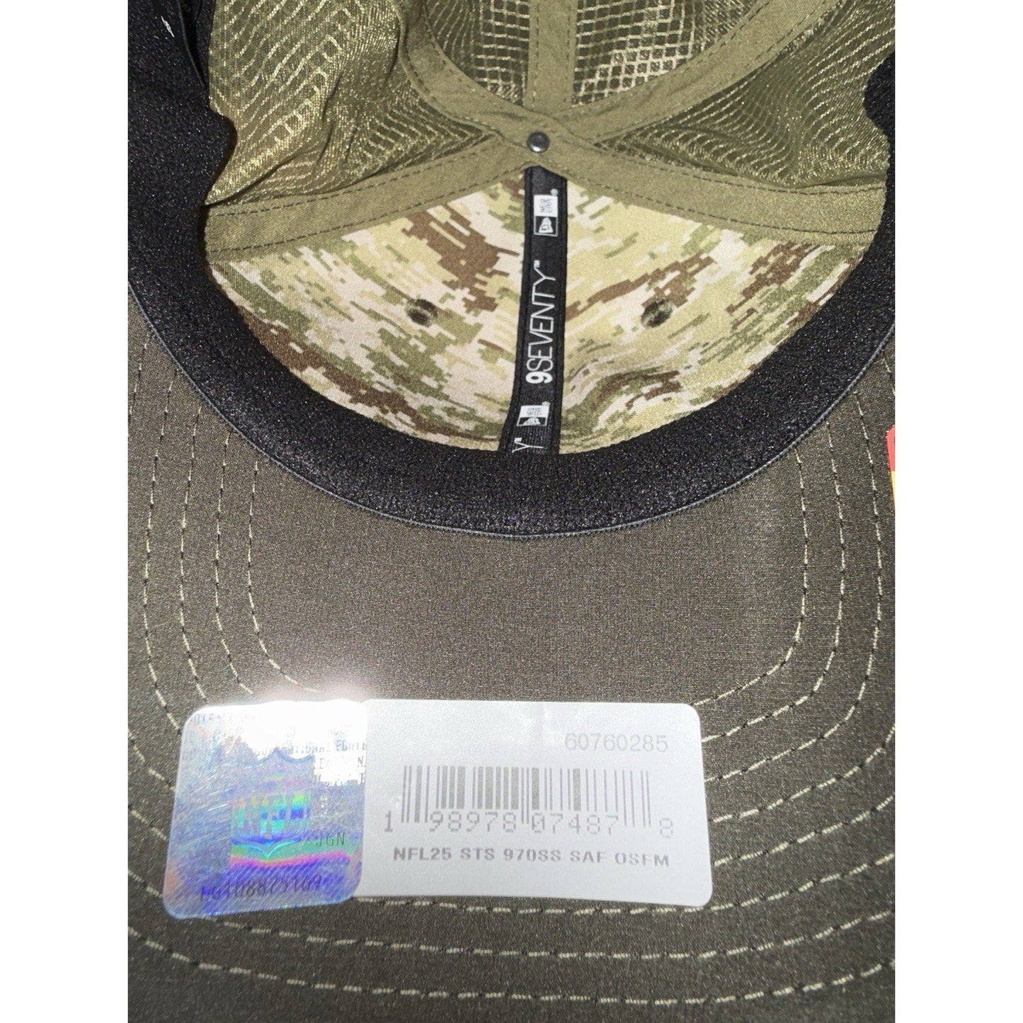 New Era San Francisco 49ers 9seventy SnapBack . Salute To Service - SoleAna