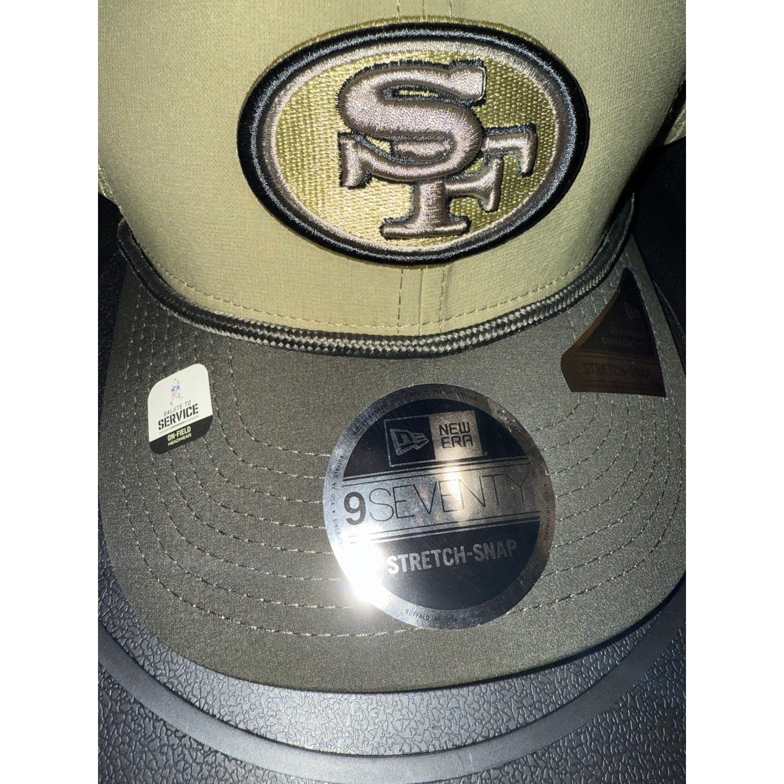 New Era San Francisco 49ers 9seventy SnapBack . Salute To Service - SoleAna