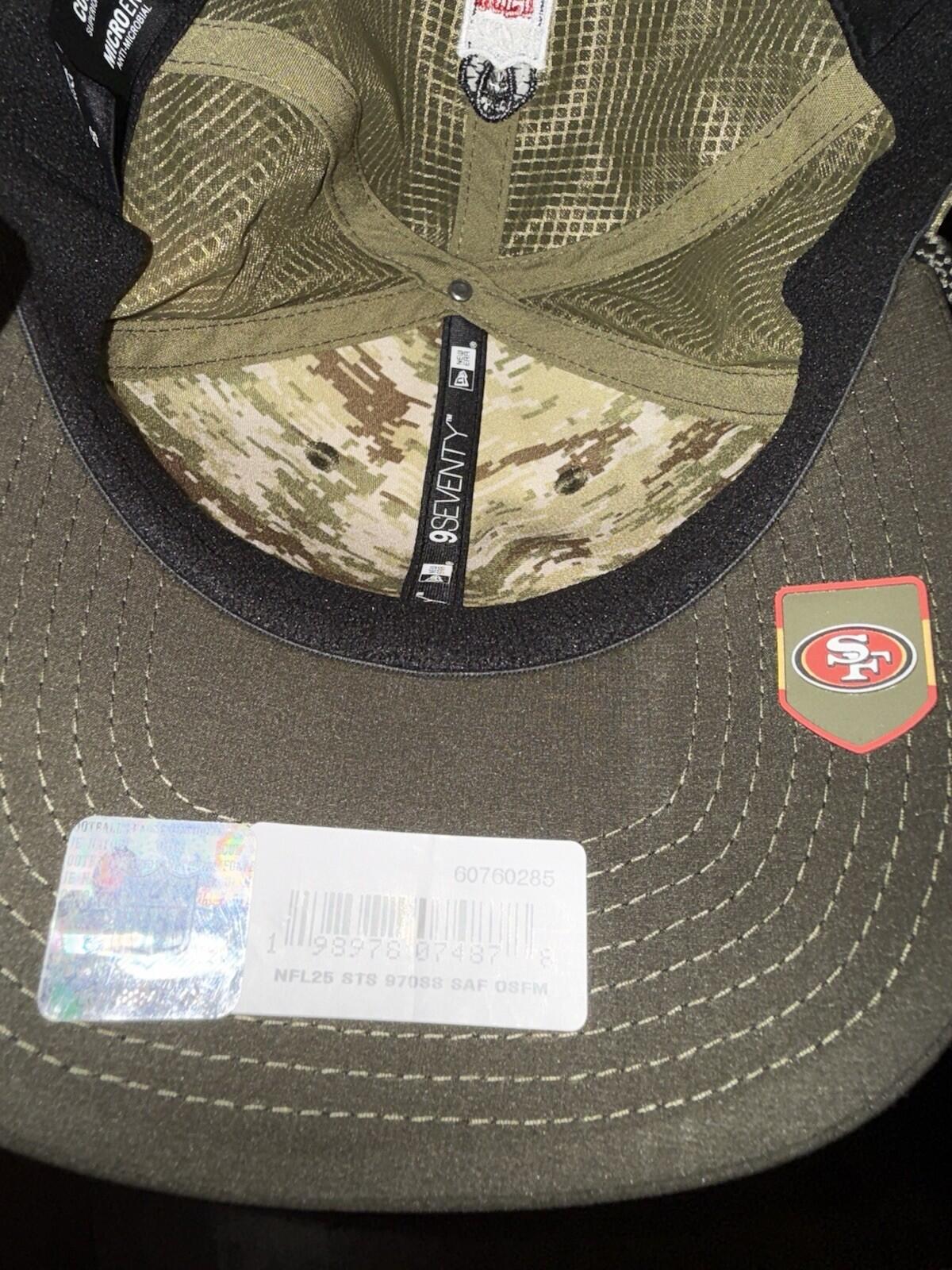 NewEra San Francisco 49ers SnapBack Salute To Service NFL - SoleAna