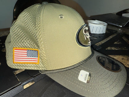 NewEra San Francisco 49ers SnapBack Salute To Service NFL - SoleAna