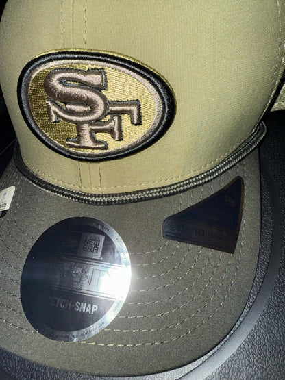 NewEra San Francisco 49ers SnapBack Salute To Service NFL - SoleAna