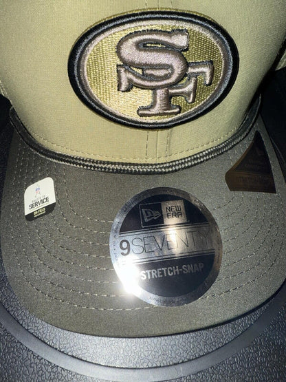 NewEra San Francisco 49ers SnapBack Salute To Service NFL - SoleAna