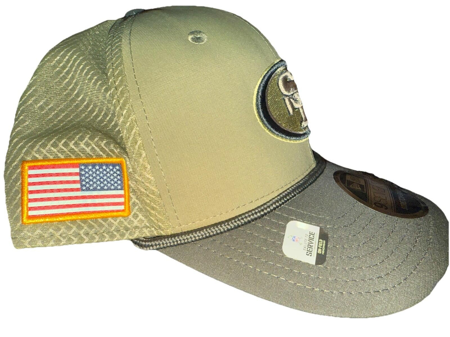 NewEra San Francisco 49ers SnapBack Salute To Service NFL - SoleAna
