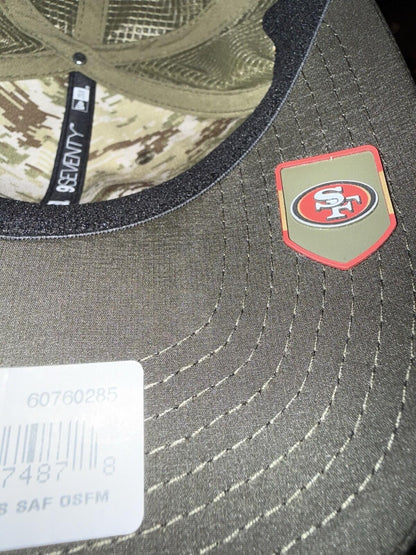 NewEra San Francisco 49ers SnapBack Salute To Service NFL - SoleAna
