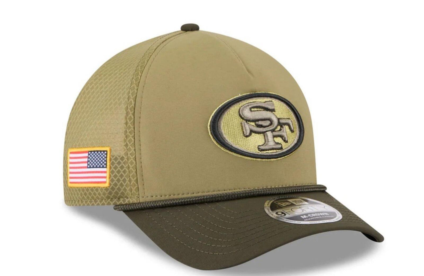 NewEra San Francisco 49ers SnapBack Salute To Service NFL - SoleAna