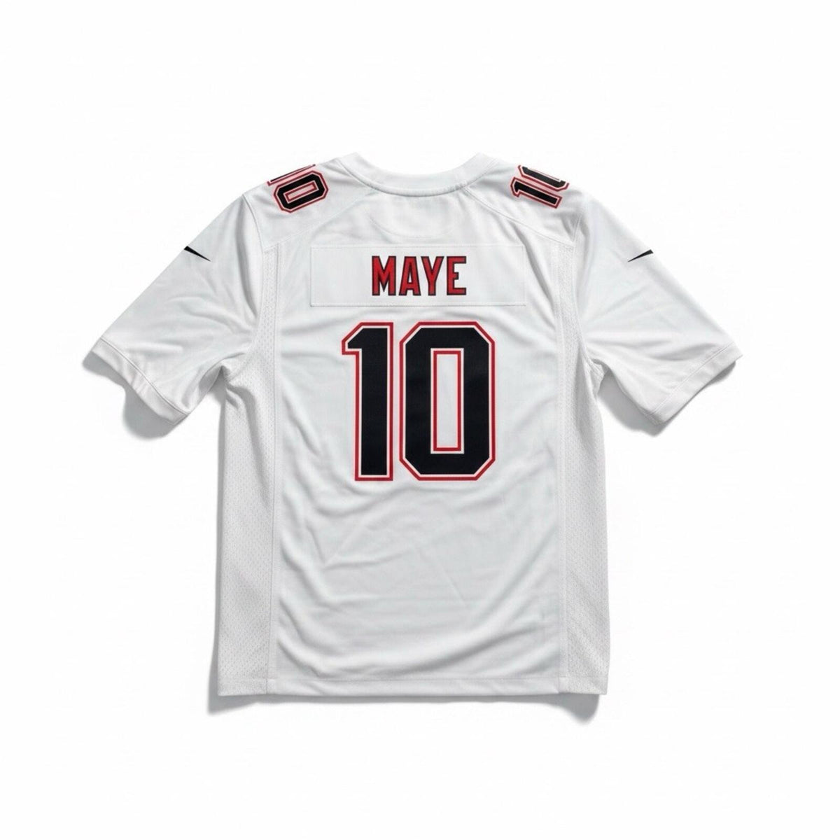 Nike Drake Maye Super Bowl White Fashion Jersey LX New England Patriots XL - SoleAna