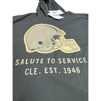 Nike Dri fit Cleveland Browns Salute To service Hoodie - SoleAna