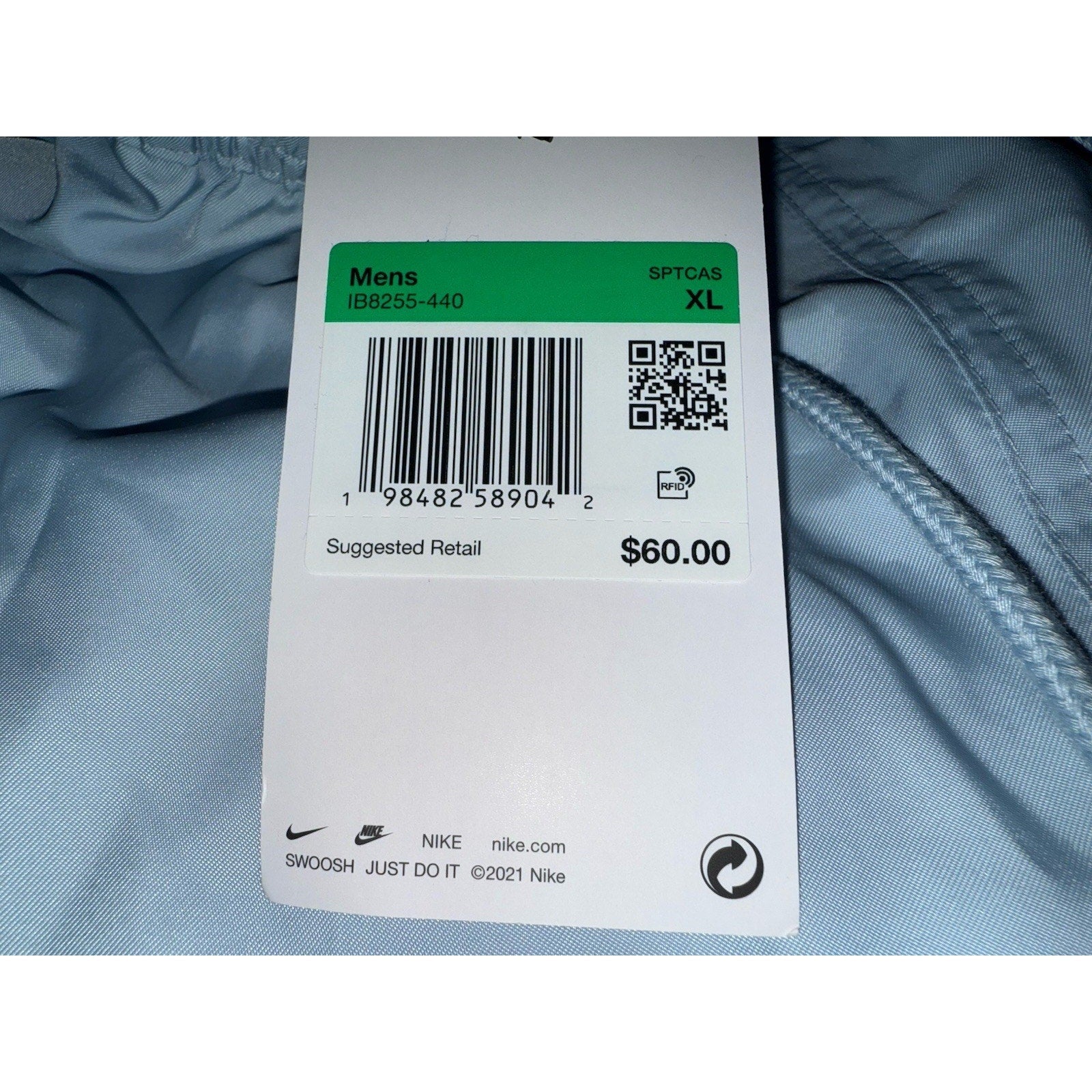 Nike Earned In Victory Men’s Club Flow Shorts XL Baby Blue - SoleAna