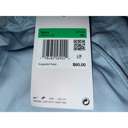 Nike Earned In Victory Men’s Club Flow Shorts XL Baby Blue - SoleAna