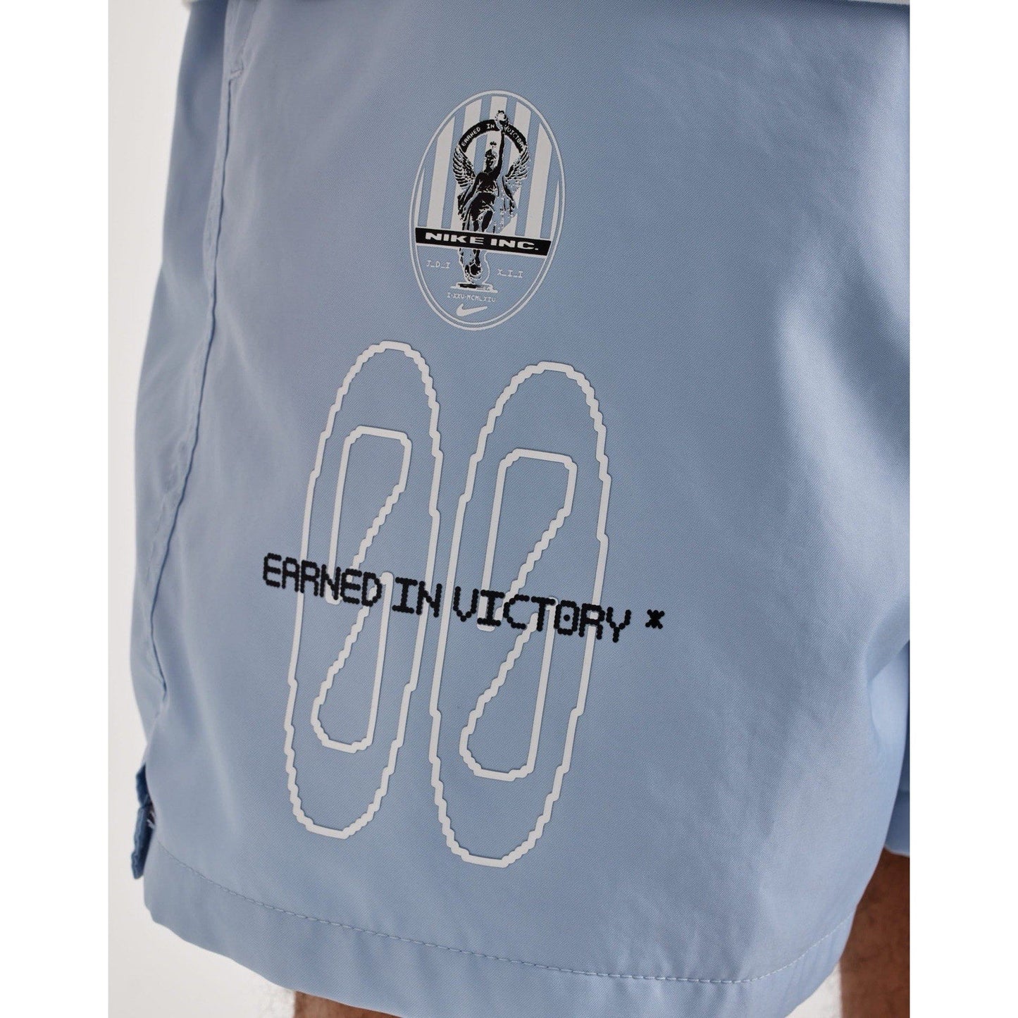 Nike Earned In Victory Men’s Club Flow Shorts XL Baby Blue - SoleAna