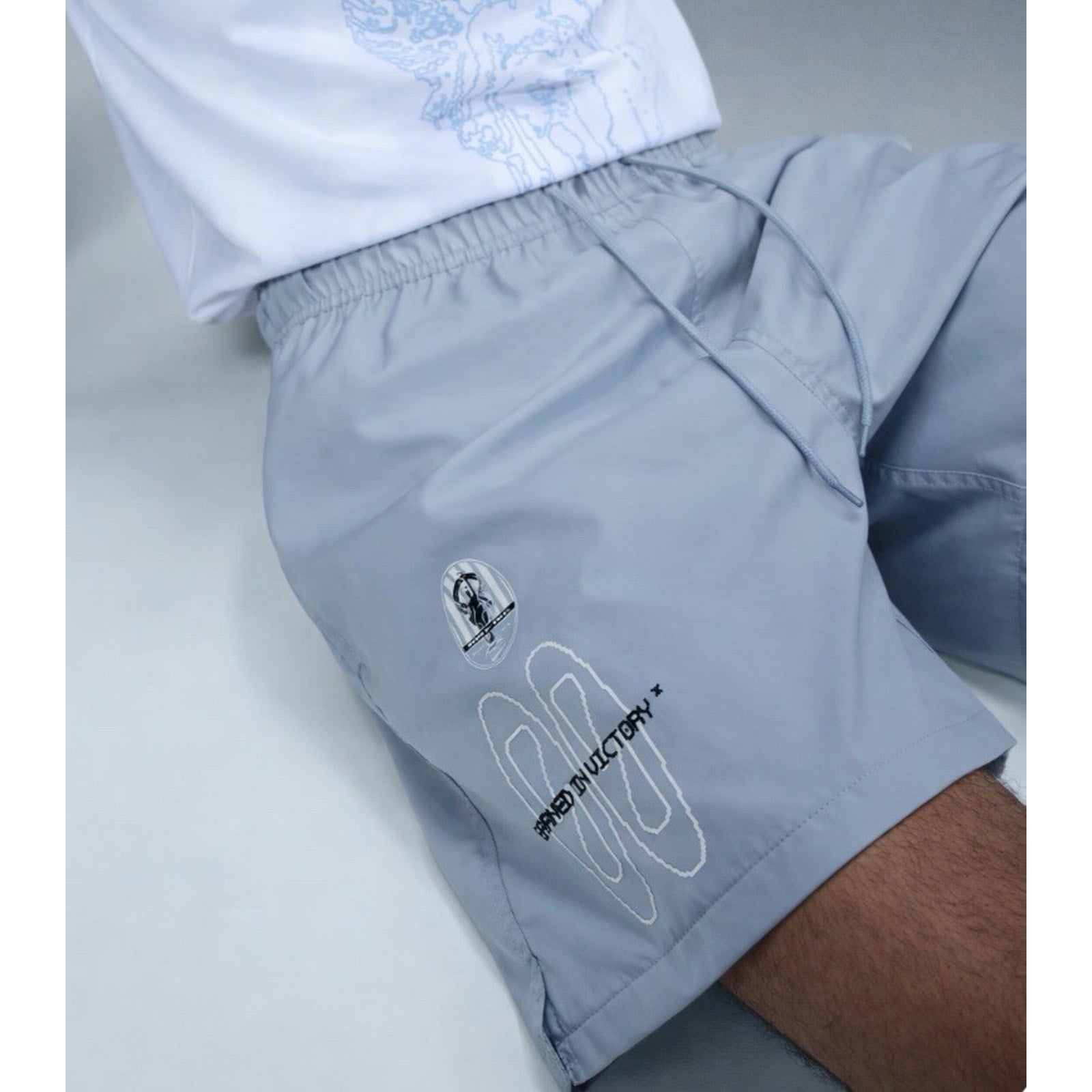 Nike Earned In Victory Men’s Club Flow Shorts XL Baby Blue - SoleAna