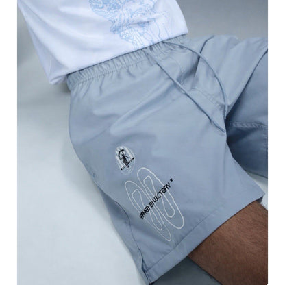 Nike Earned In Victory Men’s Club Flow Shorts XL Baby Blue - SoleAna