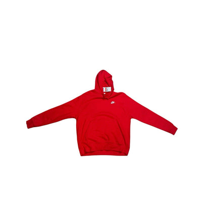 Nike Sportswear Club Men's Pullover Hoodie - Red, Size L - SoleAna