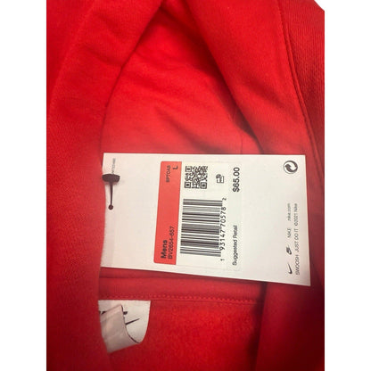 Nike Sportswear Club Men's Pullover Hoodie - Red, Size L - SoleAna