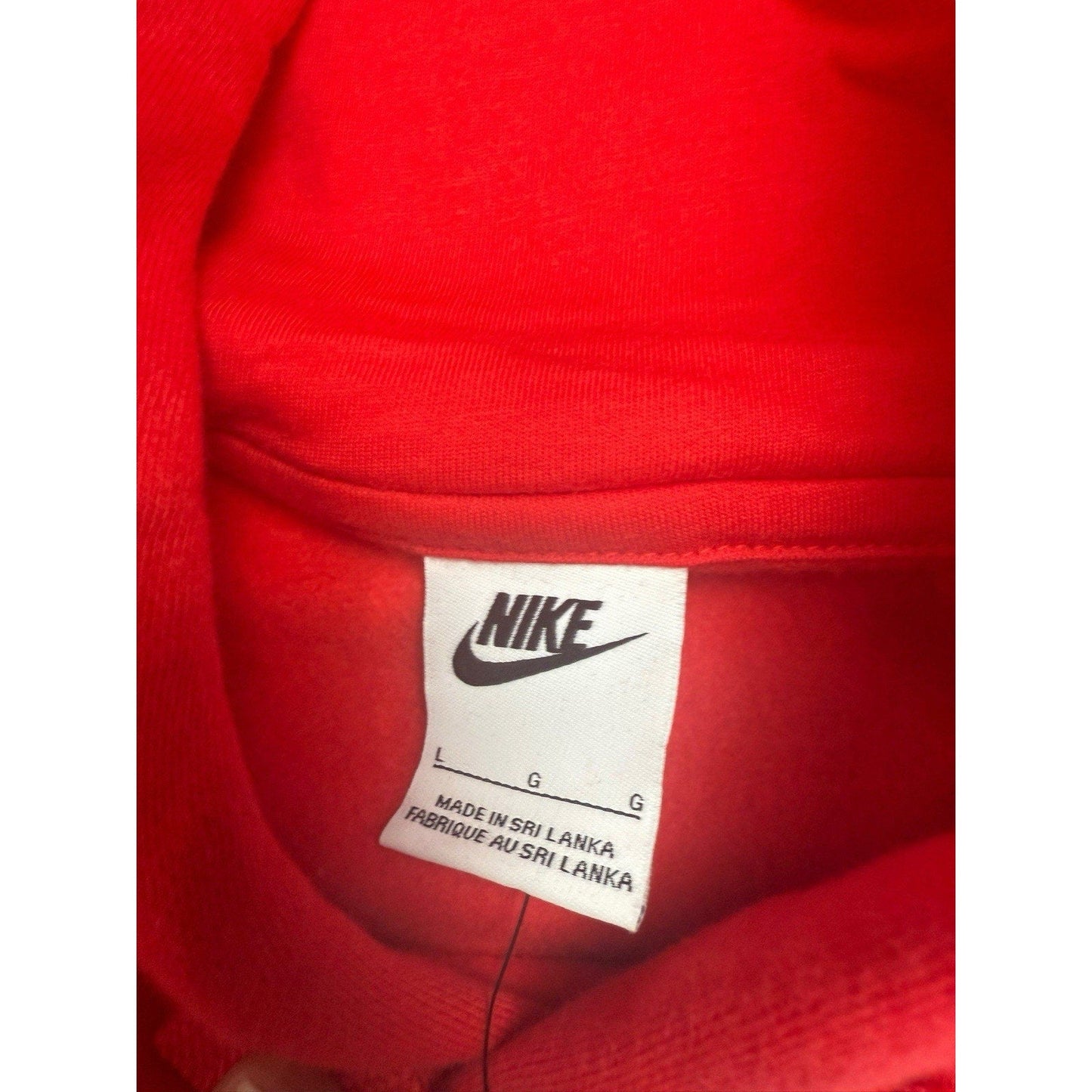 Nike Sportswear Club Men's Pullover Hoodie - Red, Size L - SoleAna