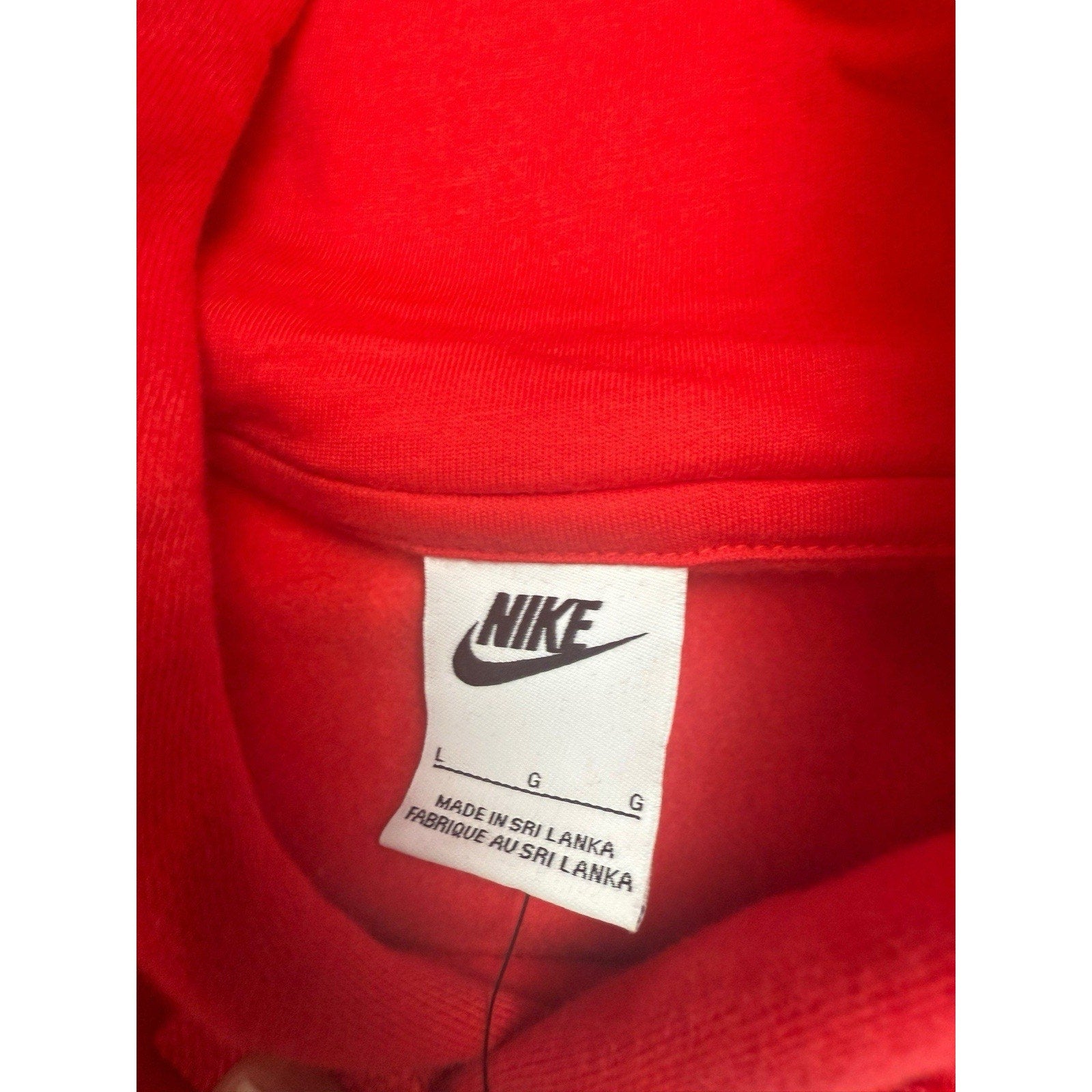 Nike Sportswear Club Men's Pullover Hoodie - Red, Size L - SoleAna