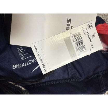 Nike Swim Shorts Mens Size Medium 36 Waist Blue US Olympic Team Compression - SoleAna