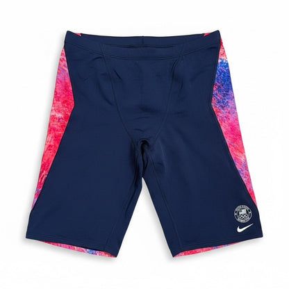 Nike Swim Shorts Mens Size Medium 36 Waist Blue US Olympic Team Compression - SoleAna