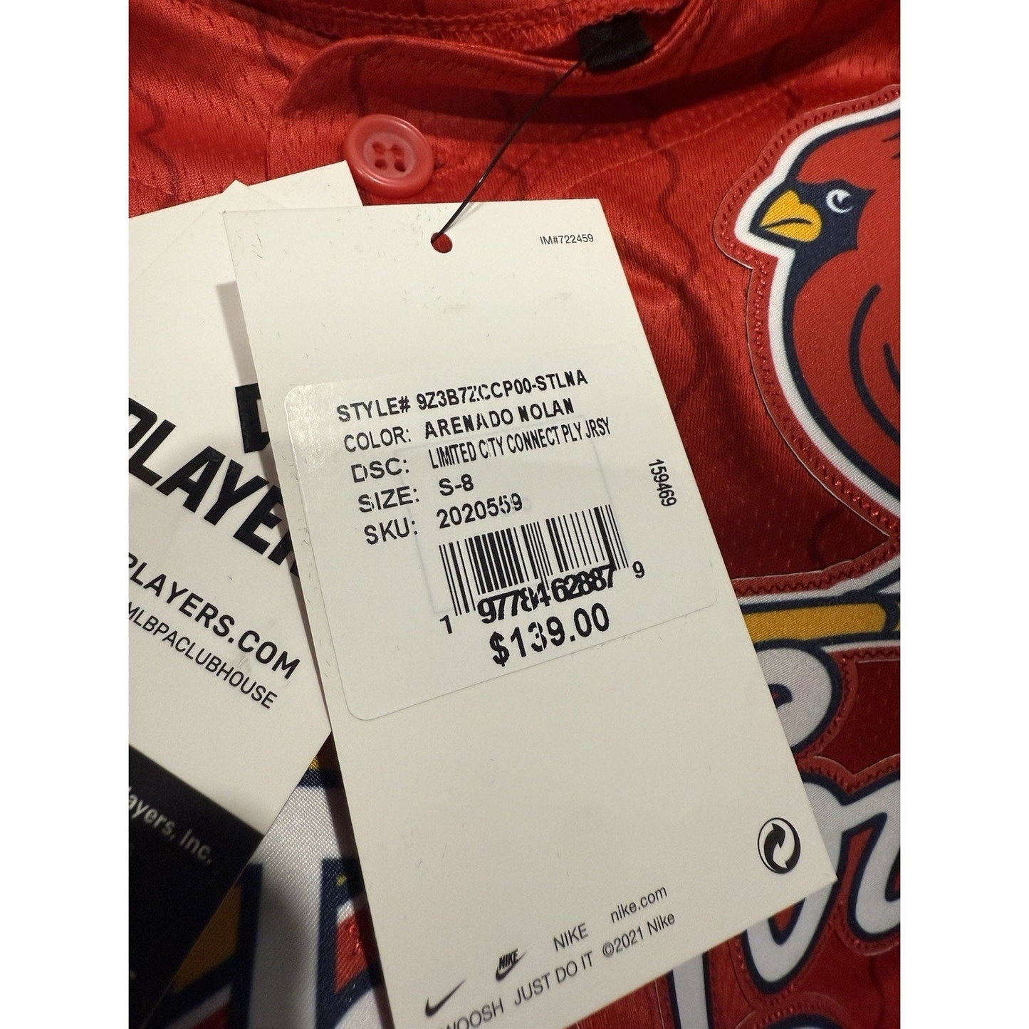 Nolan Arenado St. Louis Cardinals City Connect CHILD SIZE SMALL (8) - SoleAna