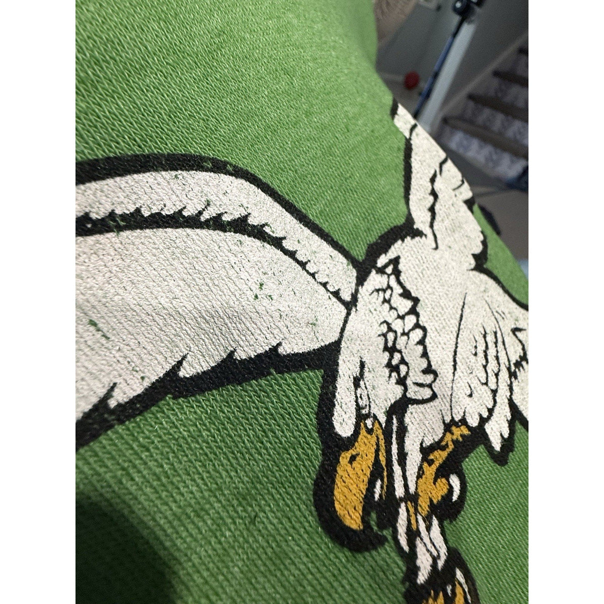 Philadelphia Eagles Jalen Hurts Majestic Threads Throwback womens Hoodie Green L - SoleAna