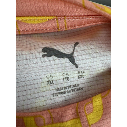 Puma AC Milan eFootball Jersey 2023/24 Pink Yellow Men’s 2XL NWT DryCELL - SoleAna