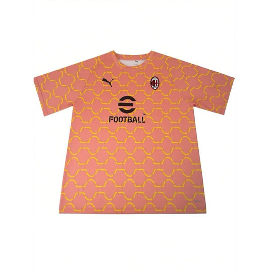 Puma AC Milan eFootball Jersey 2023/24 Pink Yellow Men’s 2XL NWT DryCELL - SoleAna