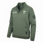 Tennessee Vols Colosseum OHT Military Digital Camo Quarter - Snap Jacket - Olive SIZE MED - SoleAna