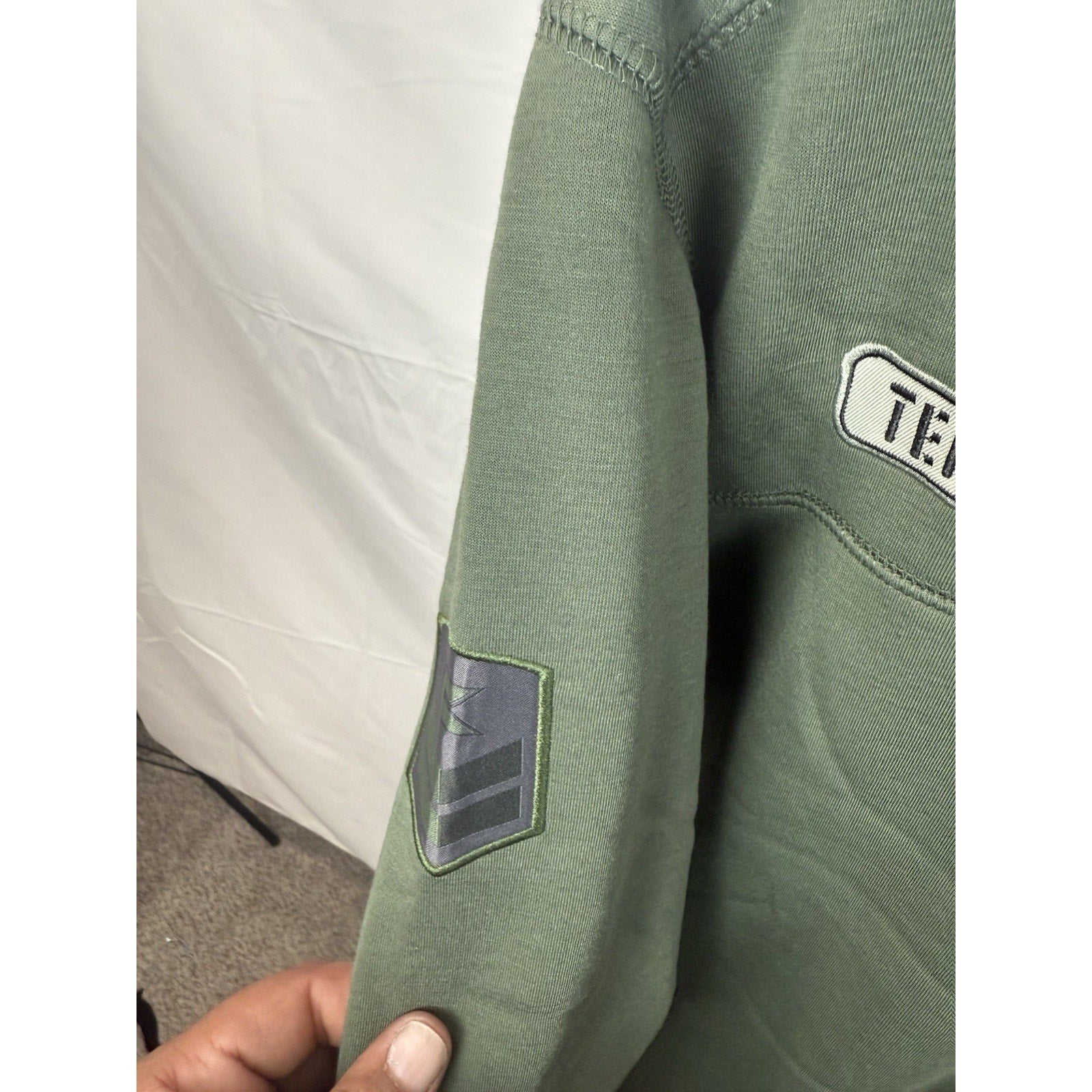 Tennessee Vols Colosseum OHT Military Digital Camo Quarter - Snap Jacket - Olive SIZE MED - SoleAna