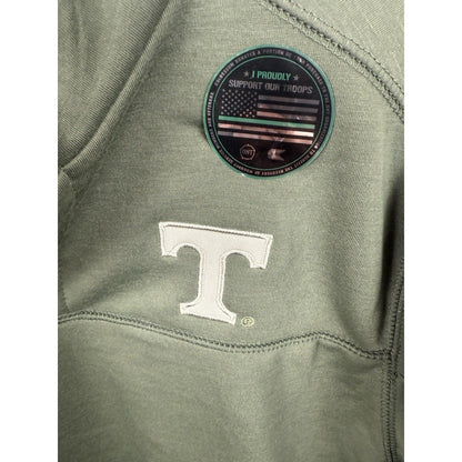 Tennessee Vols Colosseum OHT Military Digital Camo Quarter - Snap Jacket - Olive SIZE MED - SoleAna