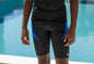 TYR Men's Hexa Curve Splice Jammer Swimsuit Shorts Black Blue Size 36 Large - SoleAna